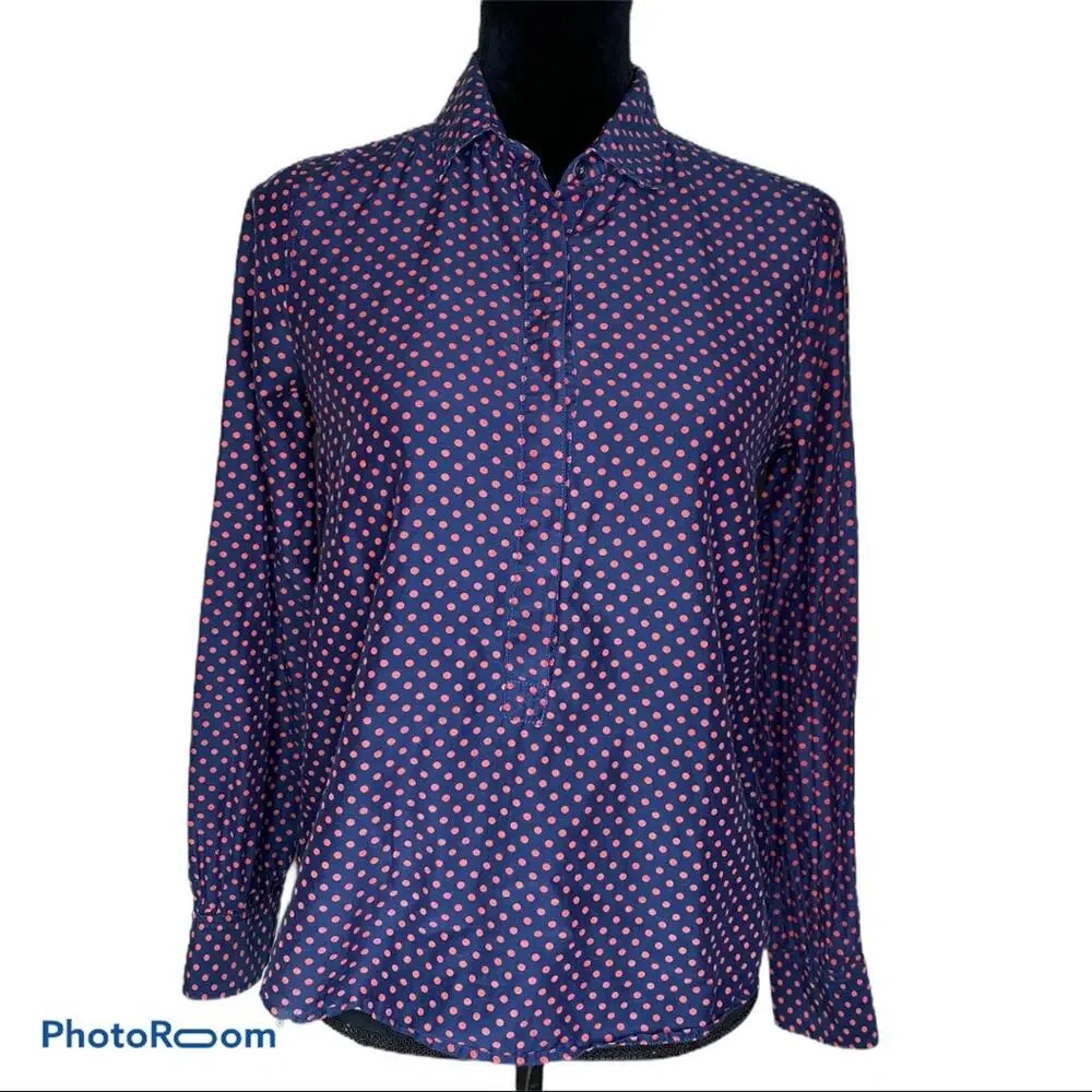 J. Crew XS polkadot top